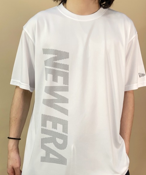 NEW ERA（ニューエラ）の「NEW ERA/ニューエラ/NEW ERA PERFORMANCE/ニューエラパフォーマンス 吸水速乾 UVカット フロントプリントTシャツ 13516829/13516830/13516831（Tシャツ/カットソー・メンズ・エメラルド/ブラック/ホワイト・XXL/XL/L/M）」の16枚目の写真
