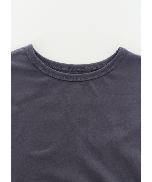 ooju(オージュ)の「【ooju】ロングTシャツ(Tシャツ/カットソー・キッズ・ライム/ネイビー/ベージュ・1/2/3/4)」の13枚目の写真