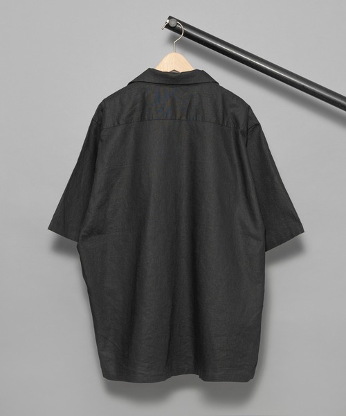 ARMY TWILL（アーミーツイル）の「【 ARMY TWILL / アーミーツイル 】COTTON / LINEN SLAB H/S UTILITY SHIRT / コットン リネン シャツ（シャツ/ブラウス・メンズ・ブラック/カーキ・LARGE/MEDIUM）」の12枚目の写真