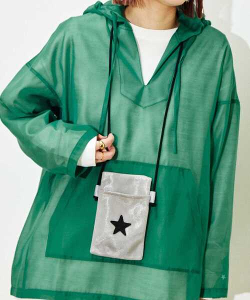 CONVERSE TOKYO(コンバーストウキョウ)の「メッシュミニショルダーバッグ(ショルダーバッグ・レディース・ブラック/ライトグレー/パープル/グレー×ホワイト・FREE)」の3枚目の写真