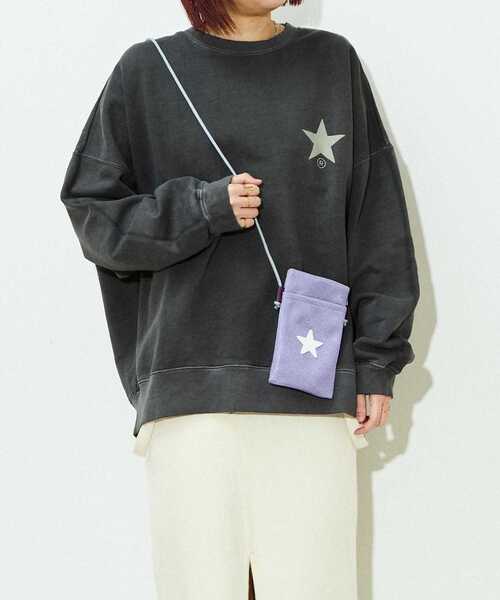 CONVERSE TOKYO(コンバーストウキョウ)の「メッシュミニショルダーバッグ(ショルダーバッグ・レディース・ブラック/ライトグレー/パープル/グレー×ホワイト・FREE)」の6枚目の写真