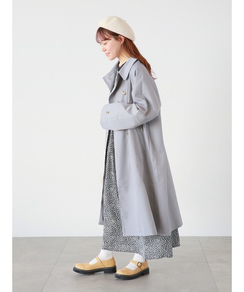 ehka sopo（エヘカソポ）の「小花柄配色パイピングワンピース（ワンピース・レディース・ブラック/ブルー/グリーン・ﾌﾘ-）」の15枚目の写真