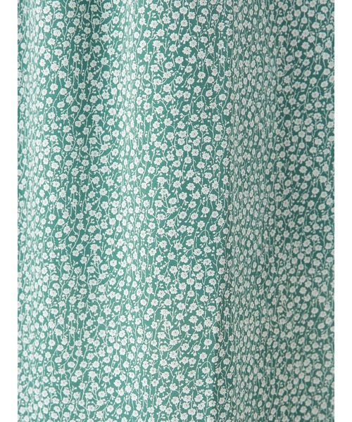 ehka sopo（エヘカソポ）の「小花柄配色パイピングワンピース（ワンピース・レディース・ブラック/ブルー/グリーン・ﾌﾘ-）」の6枚目の写真