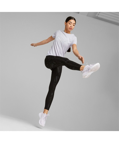 PUMA(プーマ)の「PUMA プーマ ウィメンズ トレーニング コンセプト コマーシャル 半袖 Tシャツ(Tシャツ/カットソー・レディース・パープル/ラベンダー/ホワイト系その他/ミント/ブラック系その他・LARGE/X-LARGE/MEDIUM/SMALL)」の7枚目の写真