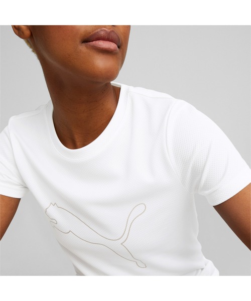 PUMA(プーマ)の「PUMA プーマ ウィメンズ トレーニング コンセプト コマーシャル 半袖 Tシャツ(Tシャツ/カットソー・レディース・パープル/ラベンダー/ホワイト系その他/ミント/ブラック系その他・LARGE/X-LARGE/MEDIUM/SMALL)」の16枚目の写真