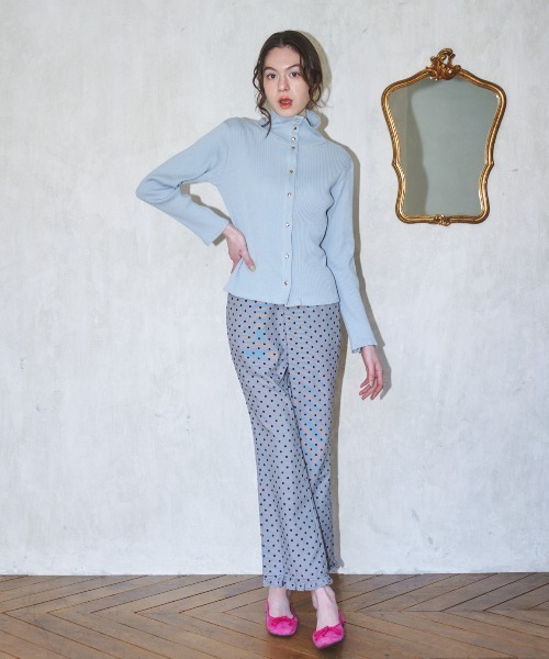 MIRO AMURETTE（ミロアミュレット）の「2way heart button cardigan/ハートボタンカーディガン（カーディガン/ボレロ・レディース・ライトブルー/モカ・FREE）」の17枚目の写真