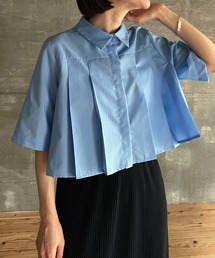 cona | 【ZOZO限定】ショート丈プリーツブラウス(シャツ/ブラウス)