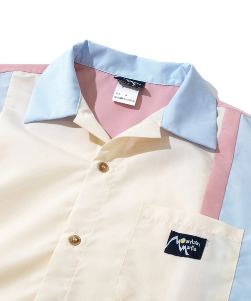 Mountain Mania（マウンテンマニア）の「Mountain Mania/マウンテンマニア　BROAD CLOTH MULTI COLOR SHIRTS（シャツ/ブラウス・メンズ・ネイビー/ホワイト・X-LARGE/MEDIUM/LARGE）」の3枚目の写真