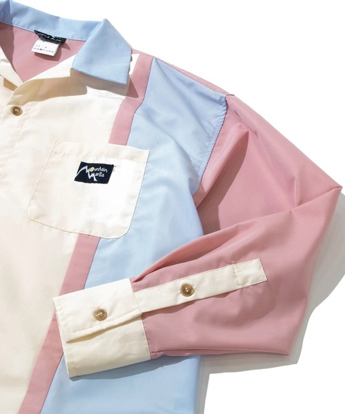 Mountain Mania（マウンテンマニア）の「Mountain Mania/マウンテンマニア　BROAD CLOTH MULTI COLOR SHIRTS（シャツ/ブラウス・メンズ・ネイビー/ホワイト・X-LARGE/MEDIUM/LARGE）」の4枚目の写真