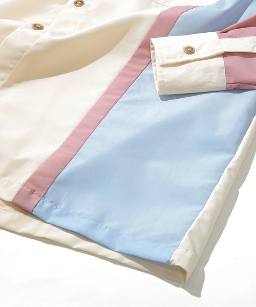 Mountain Mania（マウンテンマニア）の「Mountain Mania/マウンテンマニア　BROAD CLOTH MULTI COLOR SHIRTS（シャツ/ブラウス・メンズ・ネイビー/ホワイト・X-LARGE/MEDIUM/LARGE）」の5枚目の写真