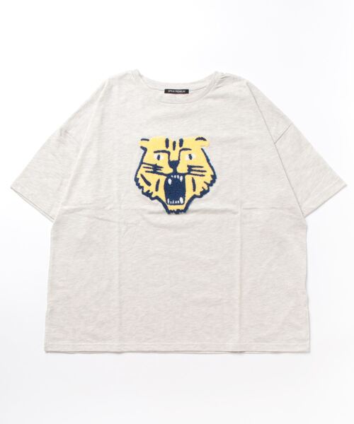 SpRay(スプレイ)の「トラサガラTシャツ(Tシャツ/カットソー・レディース・オートミール/アイボリー/ブラック/ライトベージュ/ブルー・FREE)」の18枚目の写真