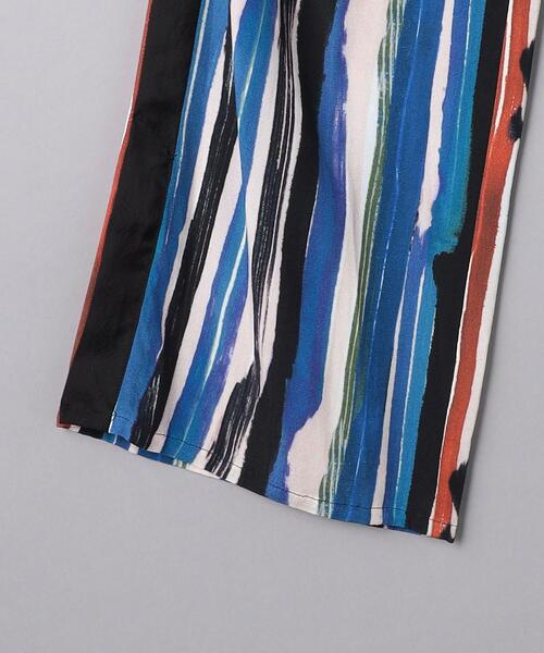 CHICS（シックス）の「＜CHICS＞ストライプ ドローストパンツ（その他パンツ・レディース・ブラック・36/38）」の5枚目の写真