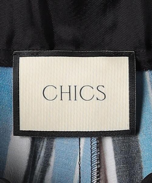 CHICS（シックス）の「＜CHICS＞ストライプ ドローストパンツ（その他パンツ・レディース・ブラック・36/38）」の7枚目の写真