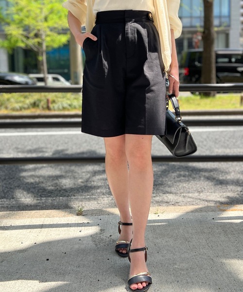 Chez toi（シェトワ）の「ハーフパンツ（その他パンツ・レディース・ベージュ/アイボリー/ブラック・FREE）」の17枚目の写真