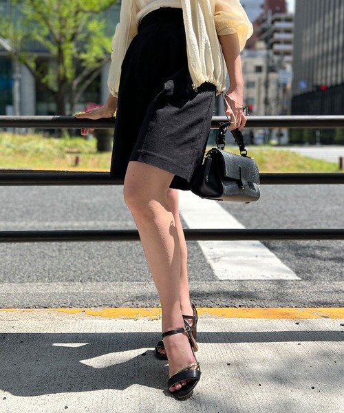 Chez toi（シェトワ）の「ハーフパンツ（その他パンツ・レディース・ベージュ/アイボリー/ブラック・FREE）」の18枚目の写真