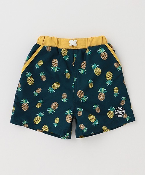 petit main(プティマイン)の「総柄スイムパンツ【SWIM】(水着・キッズ・イエロー/アイボリー/ブルー・110cm/90cm/100cm/120cm/80cm/130cm)」の3枚目の写真