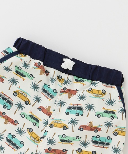 petit main(プティマイン)の「総柄スイムパンツ【SWIM】(水着・キッズ・イエロー/アイボリー/ブルー・110cm/90cm/100cm/120cm/80cm/130cm)」の4枚目の写真