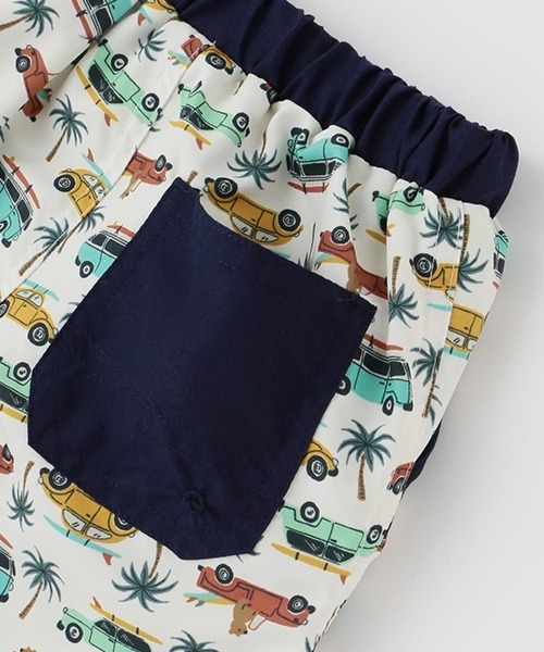 petit main(プティマイン)の「総柄スイムパンツ【SWIM】(水着・キッズ・イエロー/アイボリー/ブルー・110cm/90cm/100cm/120cm/80cm/130cm)」の5枚目の写真