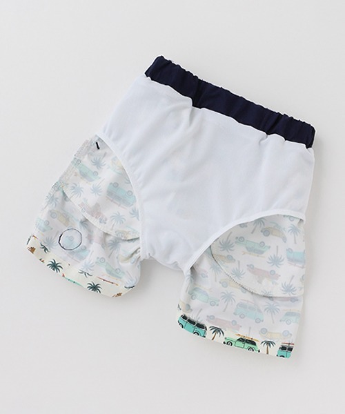 petit main(プティマイン)の「総柄スイムパンツ【SWIM】(水着・キッズ・イエロー/アイボリー/ブルー・110cm/90cm/100cm/120cm/80cm/130cm)」の11枚目の写真