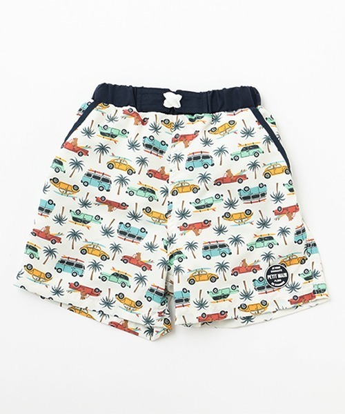 petit main(プティマイン)の「総柄スイムパンツ【SWIM】(水着・キッズ・イエロー/アイボリー/ブルー・110cm/90cm/100cm/120cm/80cm/130cm)」の18枚目の写真