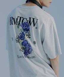 A'GEM/9 × .kom『ROMANTIC CROWN/ロマンティッククラウン』ROMANTIC FLOWER TEE SHIRT/ロマンチックフラワー 半袖カットソー