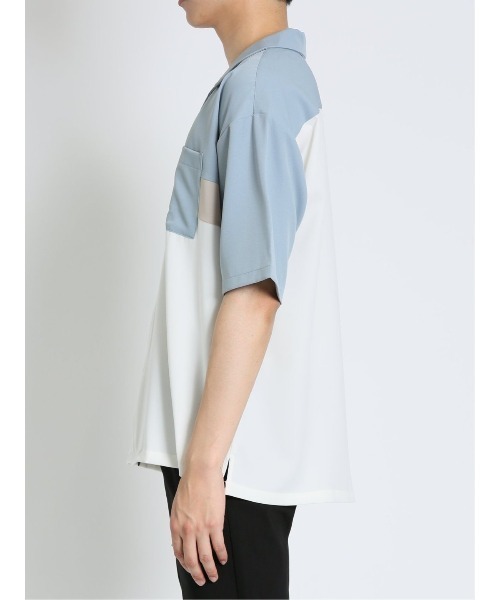 framework 半袖シャツ　KARDO タカキュー TAKA-Q 【DRESS POLOーSHIRT】綿ストレッチ オーバー
