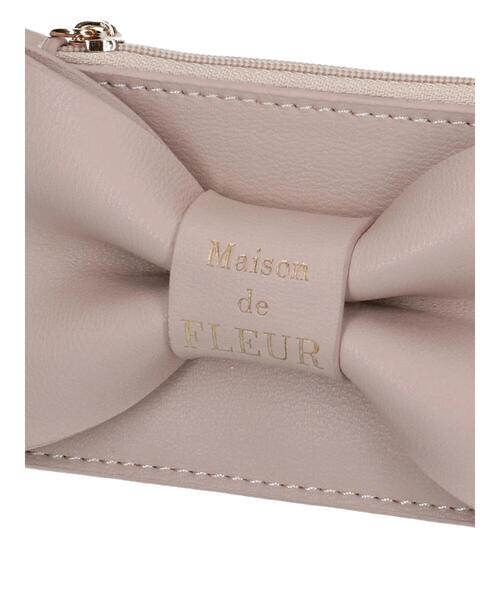 Maison de FLEUR（メゾンドフルール）の「リボンコインケース（コインケース・レディース・ブラック/ピンク・FREE）」の10枚目の写真