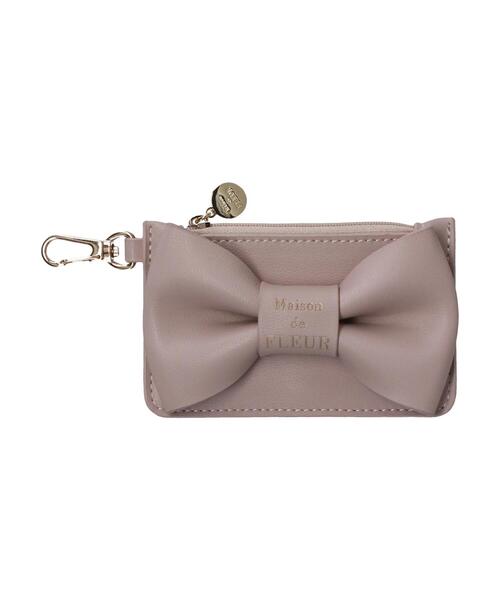 Maison de FLEUR（メゾンドフルール）の「リボンコインケース（コインケース・レディース・ブラック/ピンク・FREE）」の13枚目の写真