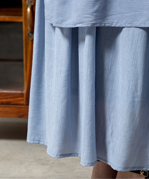 MILLION CARATS（ミリオンカラッツ）の「アシメフリルスカート（スカート・レディース・ブルー/ブラック・FREE）」の17枚目の写真