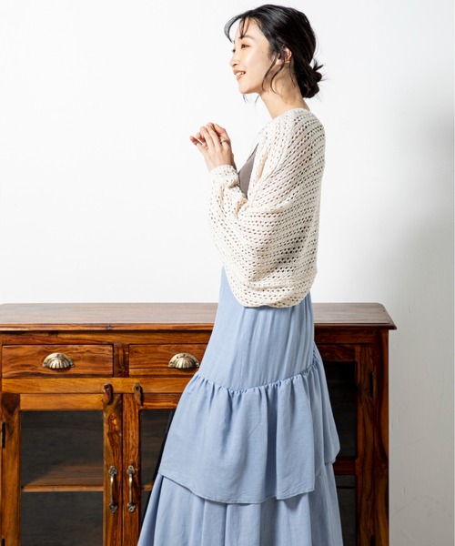 MILLION CARATS（ミリオンカラッツ）の「アシメフリルスカート（スカート・レディース・ブルー/ブラック・FREE）」の12枚目の写真