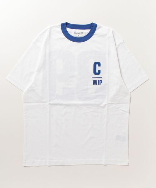 Carhartt WIP(カーハートダブリューアイピー)の「S/S RINGER T-SHIRT(Tシャツ/カットソー・メンズ・ブラック/ホワイト・SMALL/MEDIUM/LARGE/X-LARGE)」の2枚目の写真