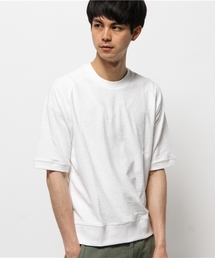 417 EDIFICE | ◇パイルラグランクルーネック TEE(Tシャツ/カットソー)