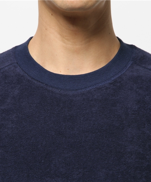 417 EDIFICE（フォーワンセブンエディフィス）の「◇パイルラグランクルーネック TEE（Tシャツ/カットソー・メンズ・グレー/ホワイト/ベージュ系その他/カーキ/ブルー・MEDIUM/SMALL/LARGE）」の9枚目の写真