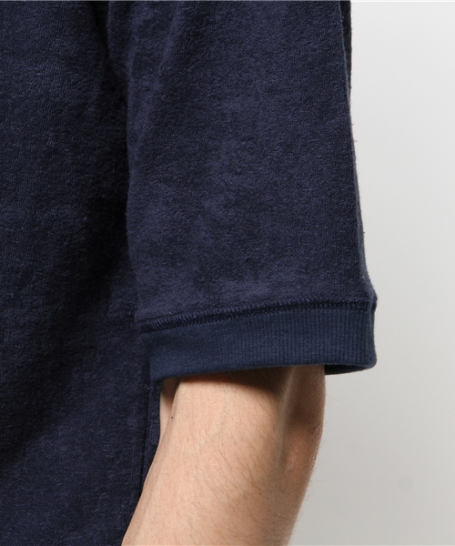 417 EDIFICE（フォーワンセブンエディフィス）の「◇パイルラグランクルーネック TEE（Tシャツ/カットソー・メンズ・グレー/ホワイト/ベージュ系その他/カーキ/ブルー・MEDIUM/SMALL/LARGE）」の10枚目の写真