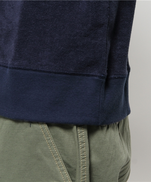 417 EDIFICE（フォーワンセブンエディフィス）の「◇パイルラグランクルーネック TEE（Tシャツ/カットソー・メンズ・グレー/ホワイト/ベージュ系その他/カーキ/ブルー・MEDIUM/SMALL/LARGE）」の11枚目の写真