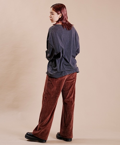 BILLABONG(ビラボン)の「BILLABONG/ビラボン ロンT ビンテージグラフィック WASH加工 BD014-053(Tシャツ/カットソー・レディース・ブラック/パープル・M/L)」の5枚目の写真