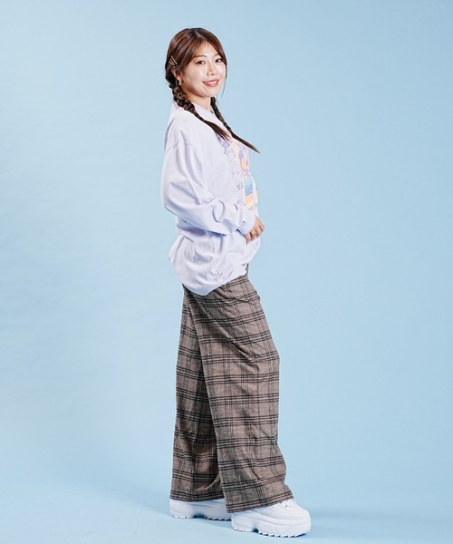 BILLABONG(ビラボン)の「BILLABONG/ビラボン ロンT ビンテージグラフィック WASH加工 BD014-053(Tシャツ/カットソー・レディース・ブラック/パープル・M/L)」の8枚目の写真