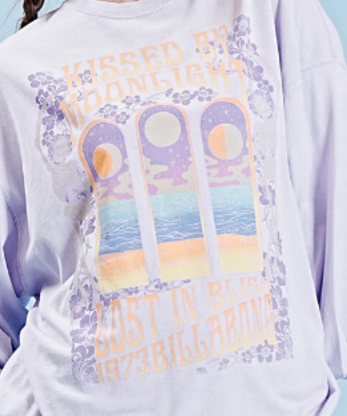 BILLABONG(ビラボン)の「BILLABONG/ビラボン ロンT ビンテージグラフィック WASH加工 BD014-053(Tシャツ/カットソー・レディース・ブラック/パープル・M/L)」の7枚目の写真
