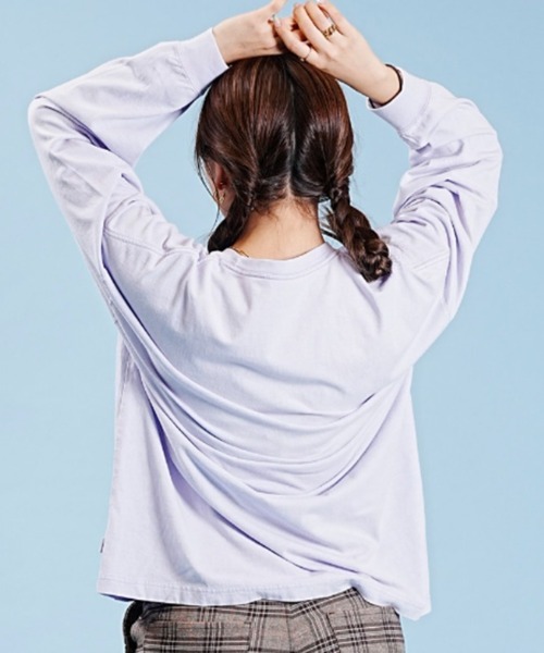 BILLABONG(ビラボン)の「BILLABONG/ビラボン ロンT ビンテージグラフィック WASH加工 BD014-053(Tシャツ/カットソー・レディース・ブラック/パープル・M/L)」の15枚目の写真