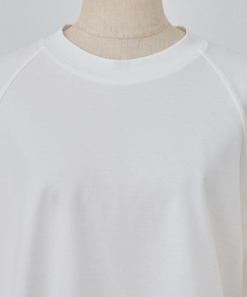 BEARDSLEY（ビアズリー）の「ランタンソデTシャツ（Tシャツ/カットソー・レディース・ホワイト/ブラック・FREE）」の16枚目の写真