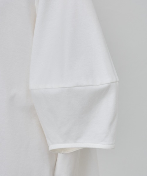 BEARDSLEY（ビアズリー）の「ランタンソデTシャツ（Tシャツ/カットソー・レディース・ホワイト/ブラック・FREE）」の17枚目の写真