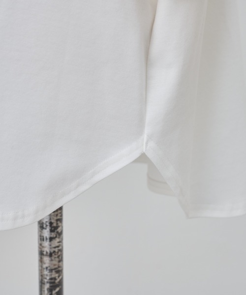 BEARDSLEY（ビアズリー）の「ランタンソデTシャツ（Tシャツ/カットソー・レディース・ホワイト/ブラック・FREE）」の18枚目の写真