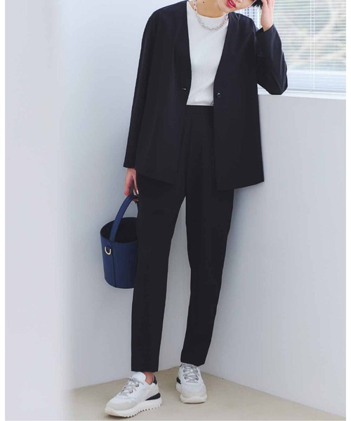 IEDIT(イディット)の「IEDIT USAコットンのカップ付きノースリーブトップス(タンクトップ・レディース・ブラウン/ホワイト/ブラック・MEDIUM/LARGE/X-LARGE/XX-LARGE/XXX-LARGE/SMALL)」の5枚目の写真