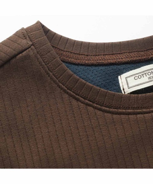 IEDIT(イディット)の「IEDIT USAコットンのカップ付きノースリーブトップス(タンクトップ・レディース・ブラウン/ホワイト/ブラック・MEDIUM/LARGE/X-LARGE/XX-LARGE/XXX-LARGE/SMALL)」の7枚目の写真