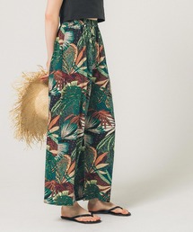 coca（coca） | カラフルリーフ柄ワイドパンツ(その他パンツ)