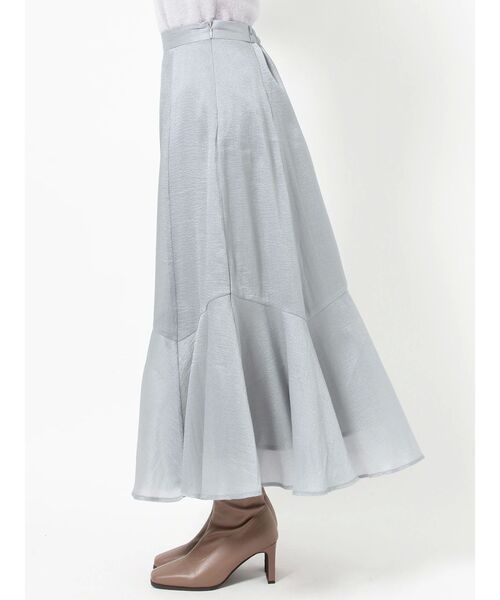 dazzlin（ダズリン）の「シアーランダムフレアスカート（スカート・レディース・アイボリー/ブラウン/グレー・SMALL/MEDIUM）」の19枚目の写真