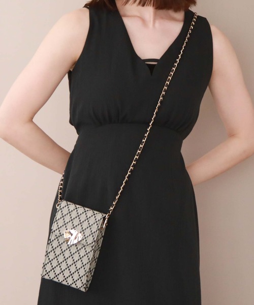 archives(アルシーヴ)の「’チェーンミニショルダー'(ショルダーバッグ・レディース・ベージュ/ブラック/グレー・FREE)」の10枚目の写真