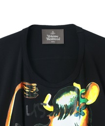 ヴィヴィアンウエストウッド　Dangerous Animal 手描きTシャツ Vivienne Westwood White Dangerous Animal T-Shirt Vivienne