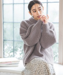 mysty woman | ブークレーハイネックプルオーバー 973367(ニット/セーター)