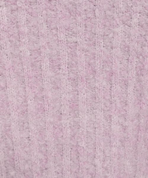 mysty woman（ミスティウーマン）の「ブークレーハイネックプルオーバー 973367（ニット/セーター・レディース・ブルー/オフホワイト/ピンク系その他/モカ・FREE）」の6枚目の写真